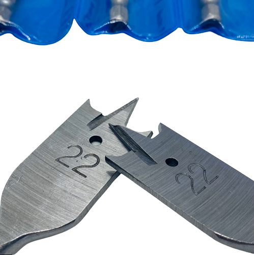 22mm x 150mm Long Timber Spade Drill Bit - 10 Pieces