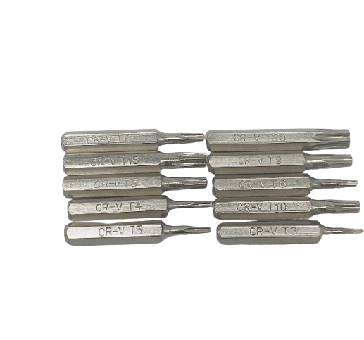 10 Piece Mini Torx Bit Set