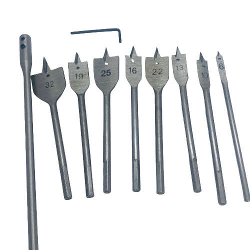 10 Piece Spade Bit Set (6-32mm)