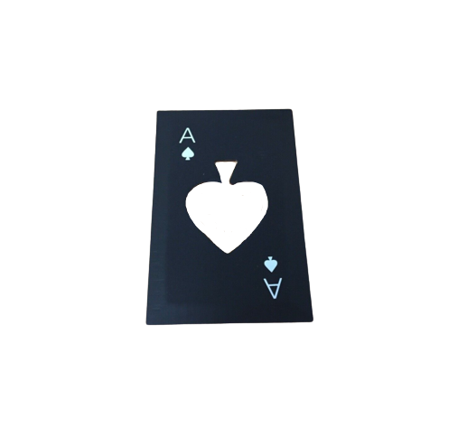 1 x Ace of Spades Credit Card Bottle Opener