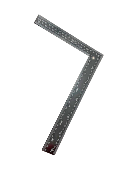 300 x 200mm Carpenters Square 12" x 8" Measure