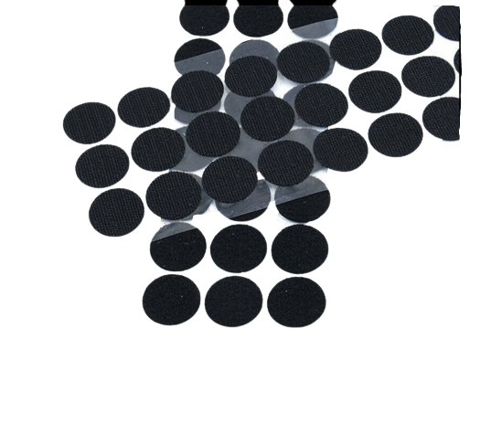 Adhesive HOOK AND LOOP Fastening Dots WHITE / BLACK