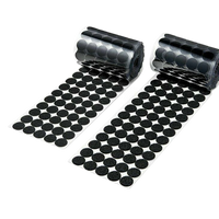 Adhesive HOOK AND LOOP Fastening Dots WHITE / BLACK