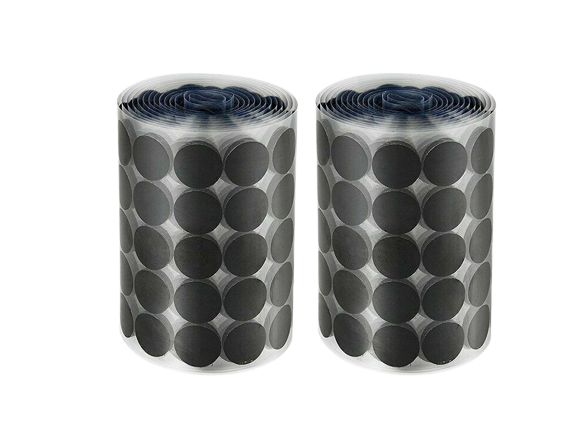 Adhesive HOOK AND LOOP Fastening Dots WHITE / BLACK