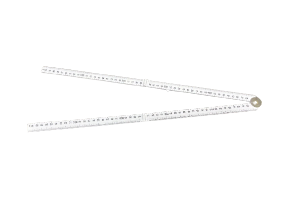 1m Meter Metric Folding Ruler Plastic Carpenters