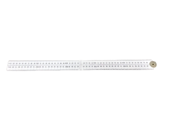 1m Meter Metric Folding Ruler Plastic Carpenters