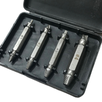 4 Piece Damaged Screw Extractor Set