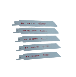 Reciprocating Saw Blades - 150mm / 24TPI (Packs of 5)