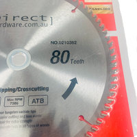 Drop / Mitre Saw Blades - 254mm - 80T (METAL CUTTING)