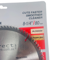 Circular Saw Blades - 210mm - 80T Teeth