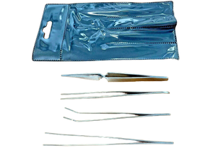 4 Piece Precision Tweezer Set
