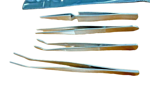 4 Piece Precision Tweezer Set
