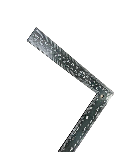 300 x 200mm Carpenters Square 12" x 8" Measure